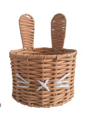CESTA DECORATIVA COELHINHO 18X14CM - FLORARTE