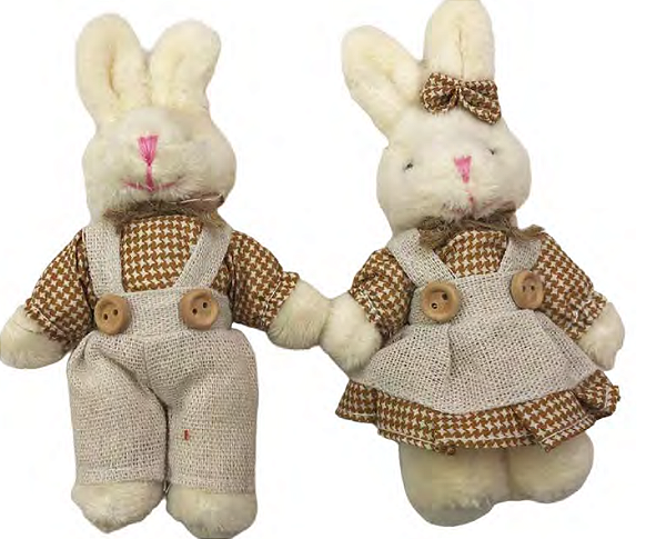 OBJETO DECORATIVO COELHINHO 4CM UNITÁRIO - MULTIART