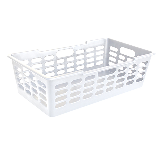 CESTO ATENAS GRANDE BRANCO 51X29CM - ARQPLAST