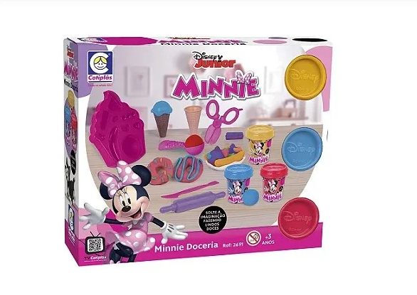 BRINQUEDO DISNEY DOCERIA DA MINNIE COM MASSINHA - COTIPLAS
