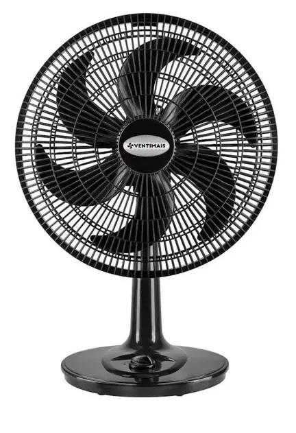 VENTILADOR OSC MESA PRETO 30CM 55W TURBO VENTIMAIS
