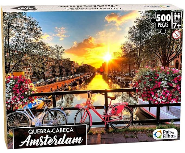 QUEBRA CABEÇA 500 PCS - AMSTERDAM UNICA