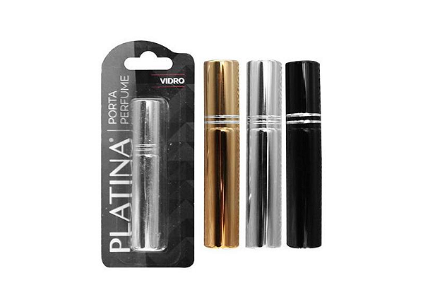 FRASCO PORTA PERFUME PORTÁTIL DE VIDRO RECARREGÁVEL 10ML - C3B