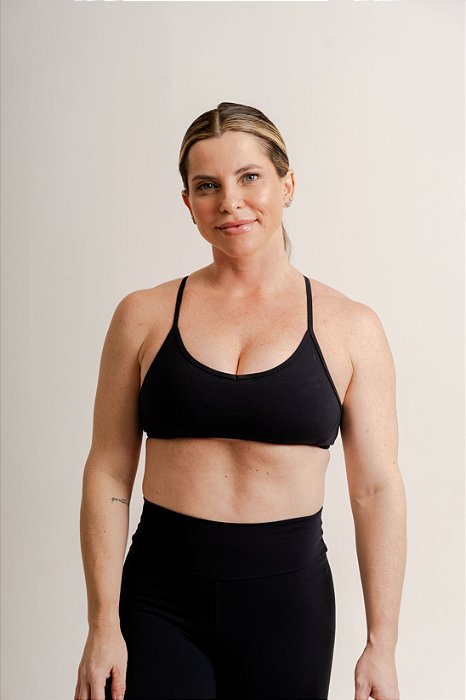 Top Clara Power Preto