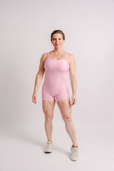 Macaquinho Cris Rosa Blush