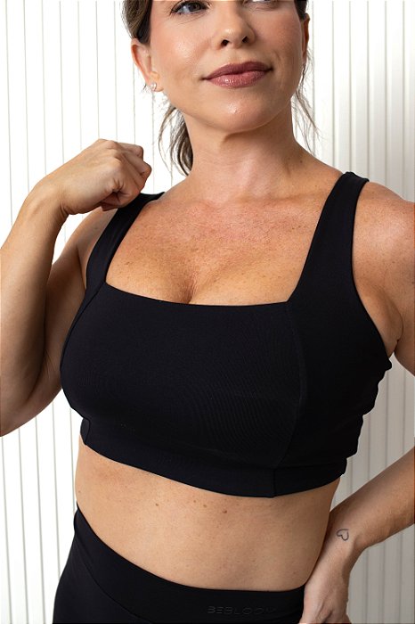 Top Júlia Black Bloom