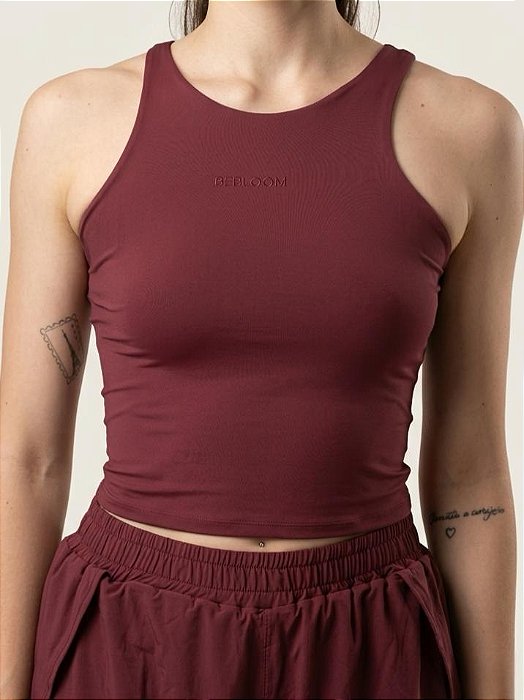 Cropped Slim Merlot
