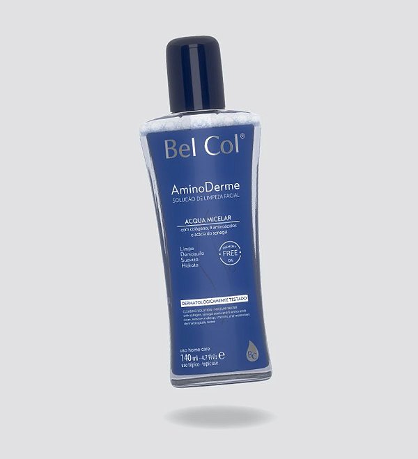 Bel Col  - Aminoderme Acqua Micelar  com aminoacidos - 140ml