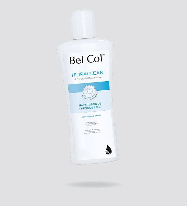 Bel Col  - Hidraclean - leite de limpeza com colageno e aveia - 140ml
