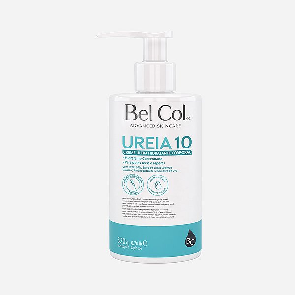 Bel Col - Ureia 10 Creme reidratante Corporal - 320g