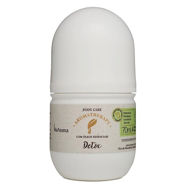 Via Aroma - Desodorante Roll-on Detox Aromatherapy Via Aroma - 70ml