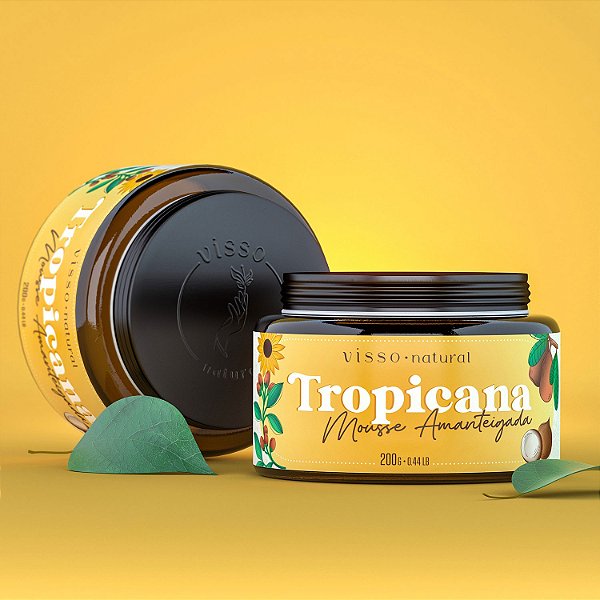 Visso Natural - Tropicana Mousse Amanteigada Corporal - 200g