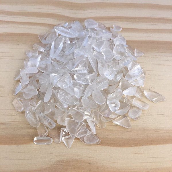 100 gramas de Quartzo Transparente polido