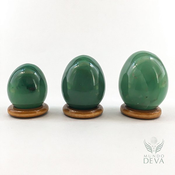 Yoni Egg de Quartzo Verde