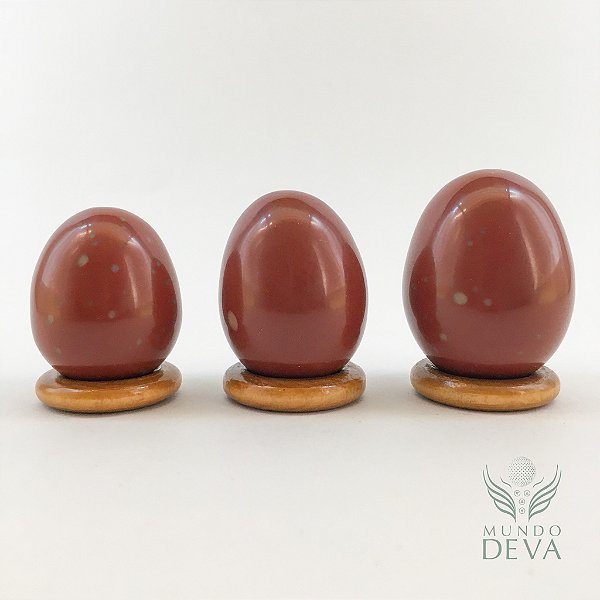 Yoni Egg de Jaspe Vermelho