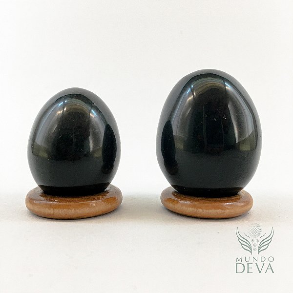 Yoni Egg de Obsidiana Negra