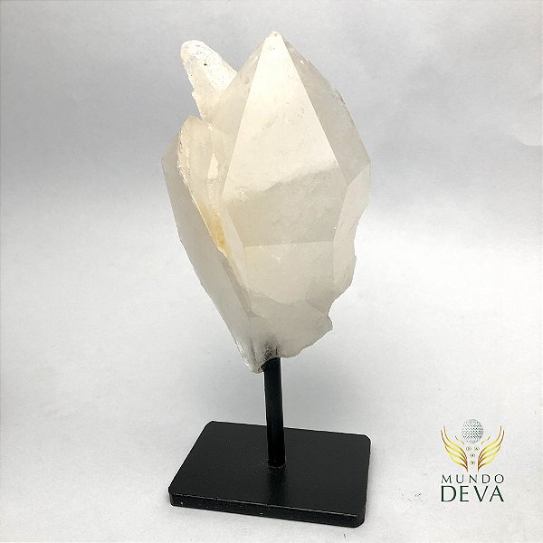 Quartzo Transparente natural na base