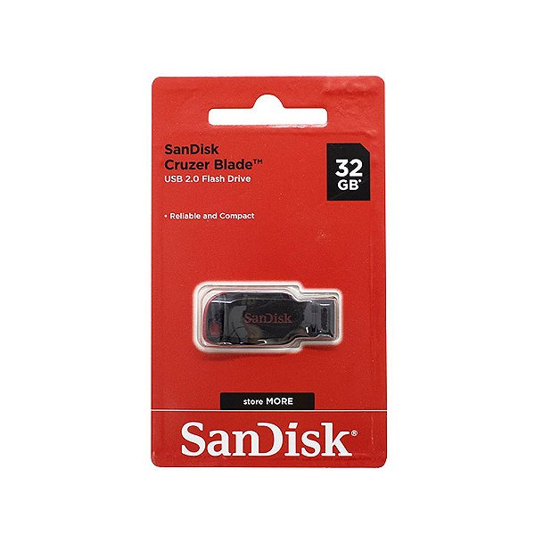 Pendrive SanDisk Cruzer Blade USB 2.0 - 32GB