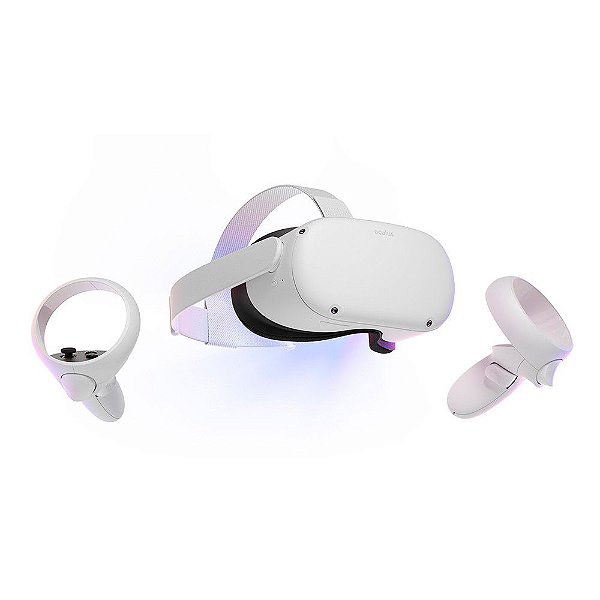 VR Oculus Quest 2 Realidade Virtual 128gb 6gb Ram + Headset - Branco