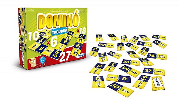 Jogo Dominó (6 cores x 12 jogos)