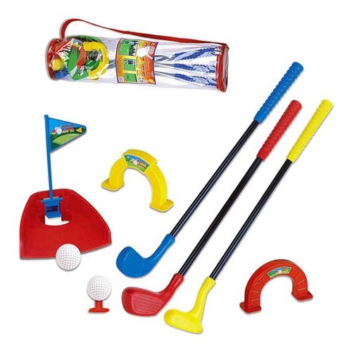 Jogo De Golf Sacola Golfe Infantil Brinquedo Esportivo Taco