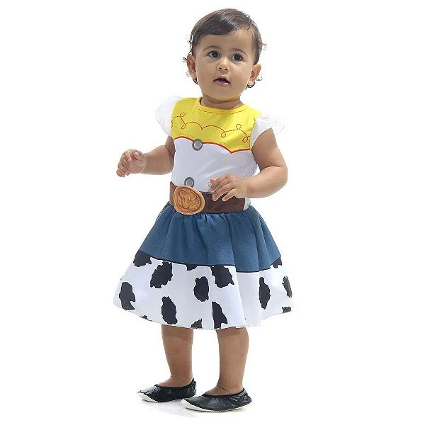 Fantasia Jessie Vestido Bebê Toy Story
