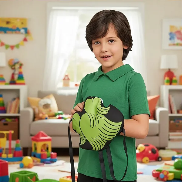 Fantasia Cebolinha Turma Mônica Infantil + Mochila Floquinho