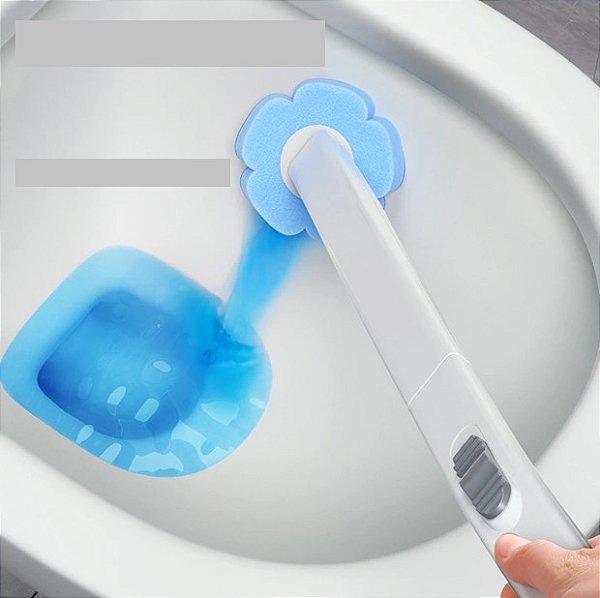 Escova Com Líquido De Limpeza De Vaso Sanitário Descartável