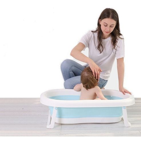 Banheira Termometro Portátil Flexível Dobrável Bebe Infantil