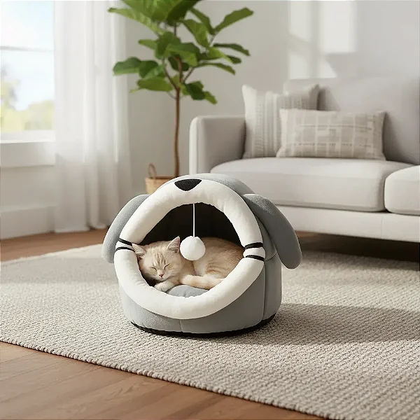 Toca Casinha Cama Para Gato Cachorro Raças Pequena Tamanho M