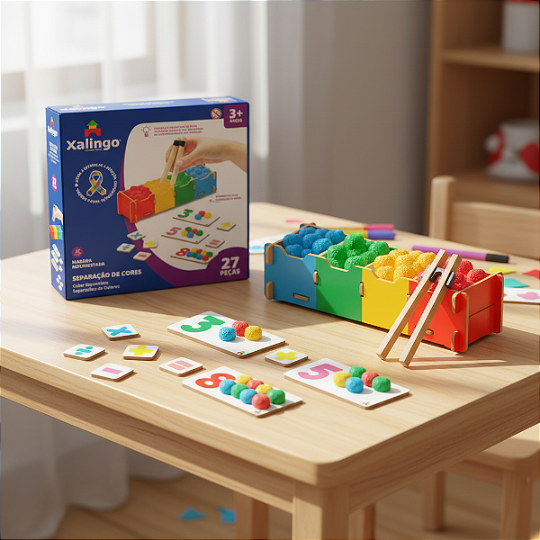 Jogo Separação De Cores Operações Matematica Atenção E Foco