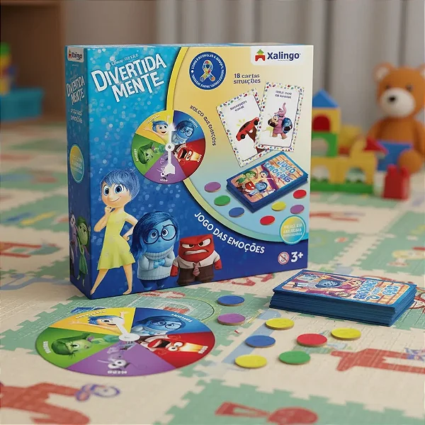 Jogo Das Emoções Roleta Divertidamente Disney Cartas
