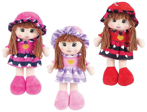 Boneca Chic De Pano Maria Chiquinha Bebê Criança