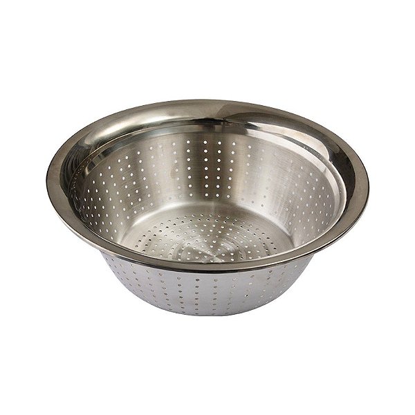 Escorredor Macarrao Multiuso Inox Fruta Legumes E Verduras