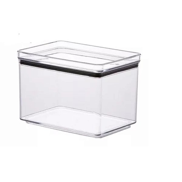 Pote Hermético Quadrado Empilhável Lumini Paramount 1.800ml