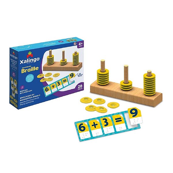 Brincando De Matematica Em Braille Aprendizado Conta
