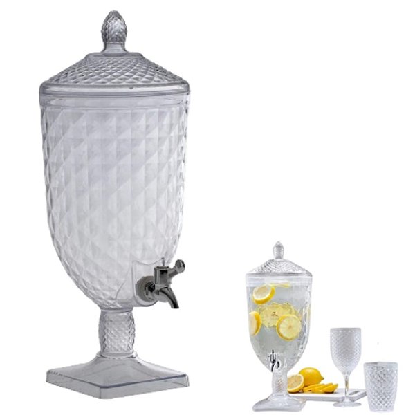 Suqueira 5 Litros Acrílico Torneira Dosador Suco Água Bebida