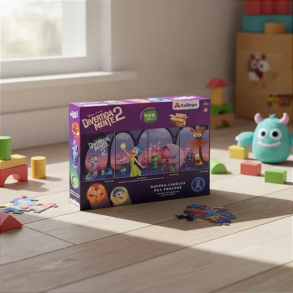 Quebra Cabeça Das Emoções Com 400 Peças Divertidamente 2