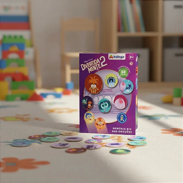 Jogo Da Memória Emoçoes Divertidamente 2 Com 32 Peças