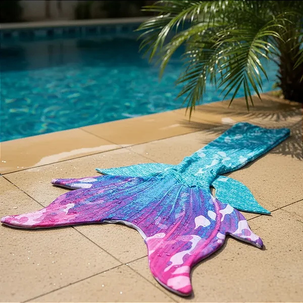 Cauda Sereia Especial Nadadeira Barbatana Carolina