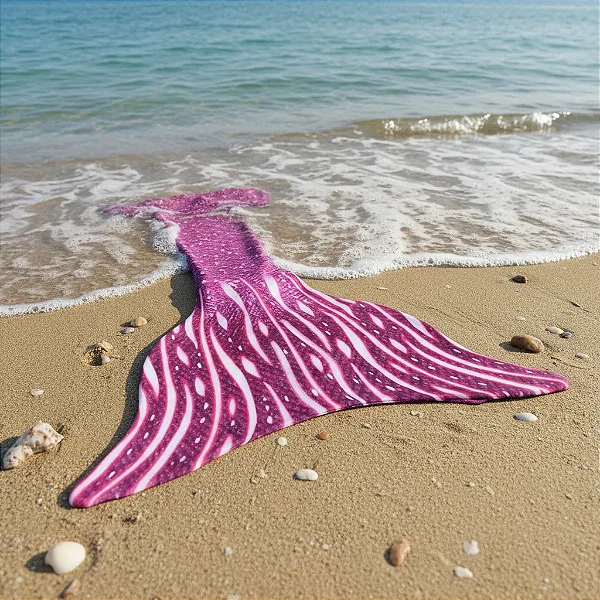 Cauda De Sereia Nadadeira Calda Sapatinho Neoprene Lara