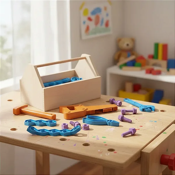 Caixa De Ferramentas Brinquedo Infantil Bugs Bunny Xalingo