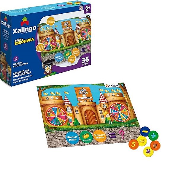 Desafio De Matemática Brinquedo Educativo Minha Escolinha