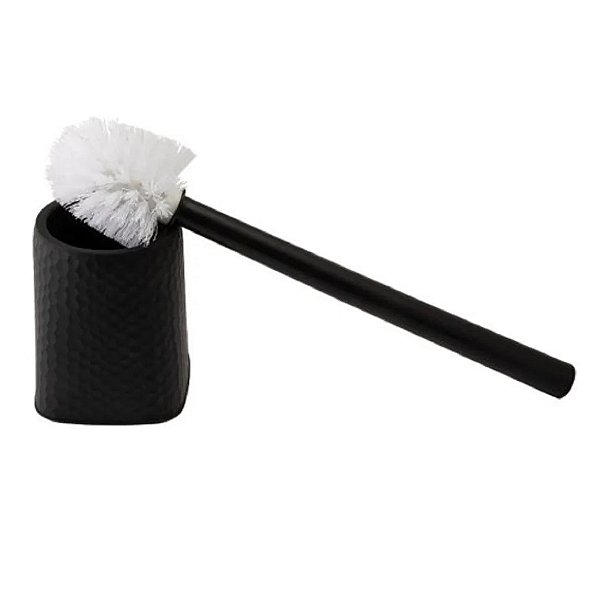 Escova Sanitária Cabo De Plastico Com Suporte Banheiro