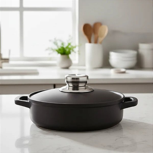 Pegador De Tampa Panela Aço Inox Baquelite Puxador