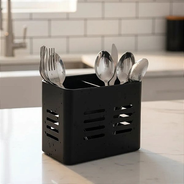 Escorredor Porta Talheres Ferro Cozinha Organização