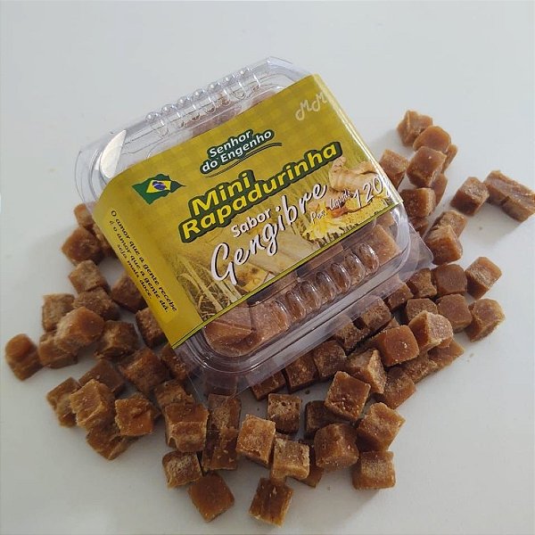 Mini Rapadurinha Rapaduras Sem Gluten Natural 120g