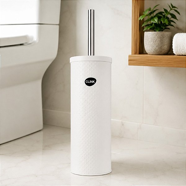 Escova Sanitária Suporte De Ferro Limpeza Banheiro Lavabo