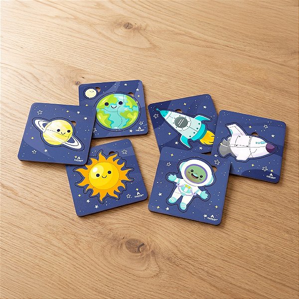Quebra-cabeça Viagem Espacial Infantil
