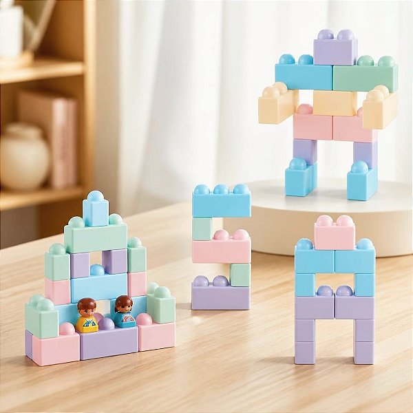 Blocos De Montar Super Soft Blocos Brinquedos